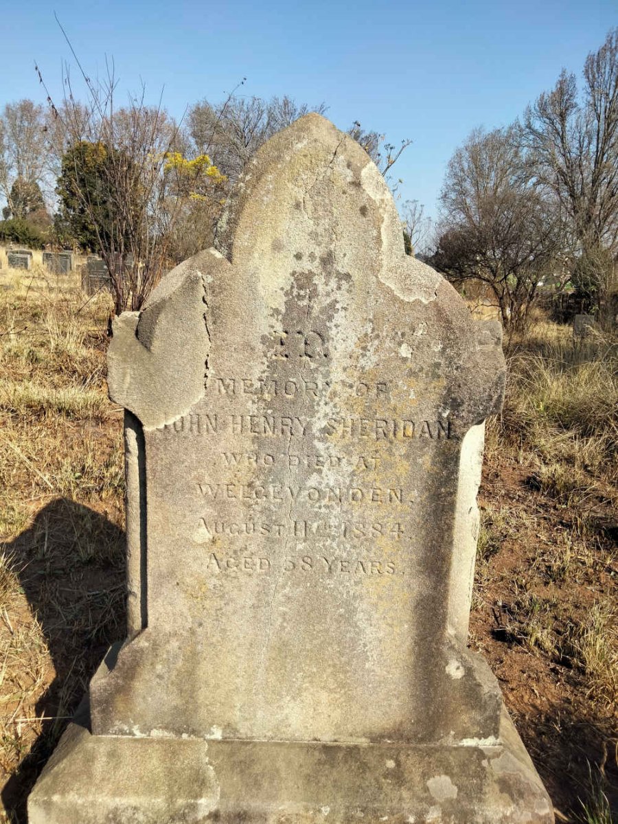 SHERIDAN John Henry -1884