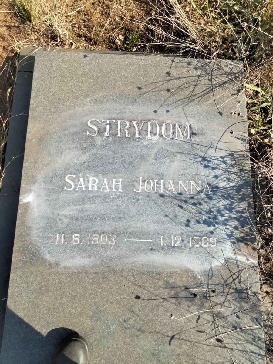 STRYDOM Sarah Johanna 1903-1969