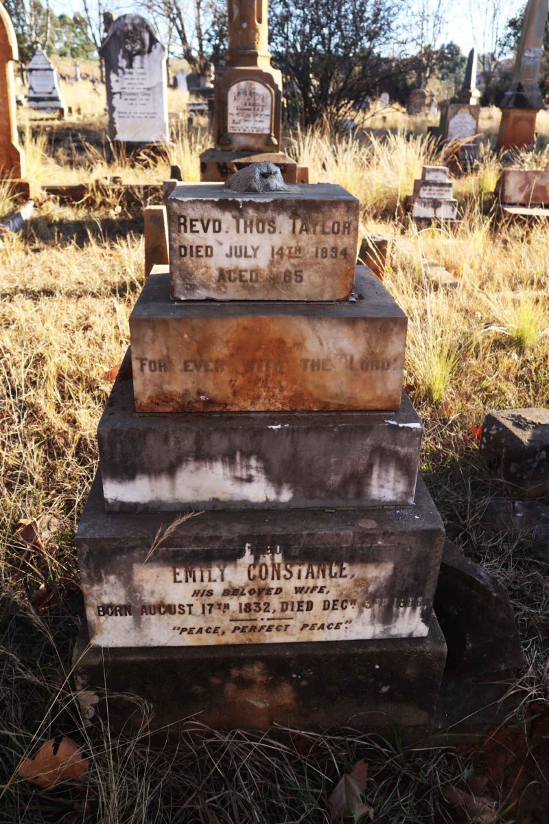 TAYLOR Thos. -1894 & Emily Constance 1832-1896