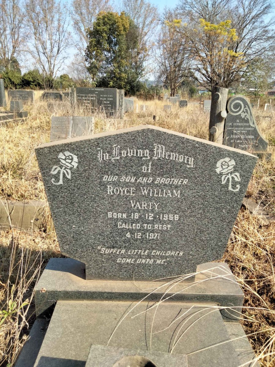 VARTY Royce William 1966-1971