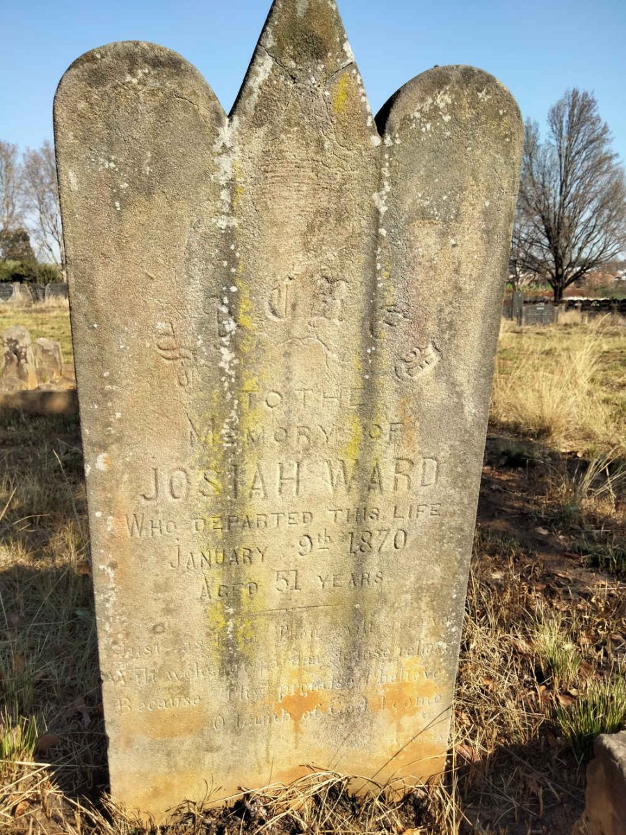 WARD Josiah -1870