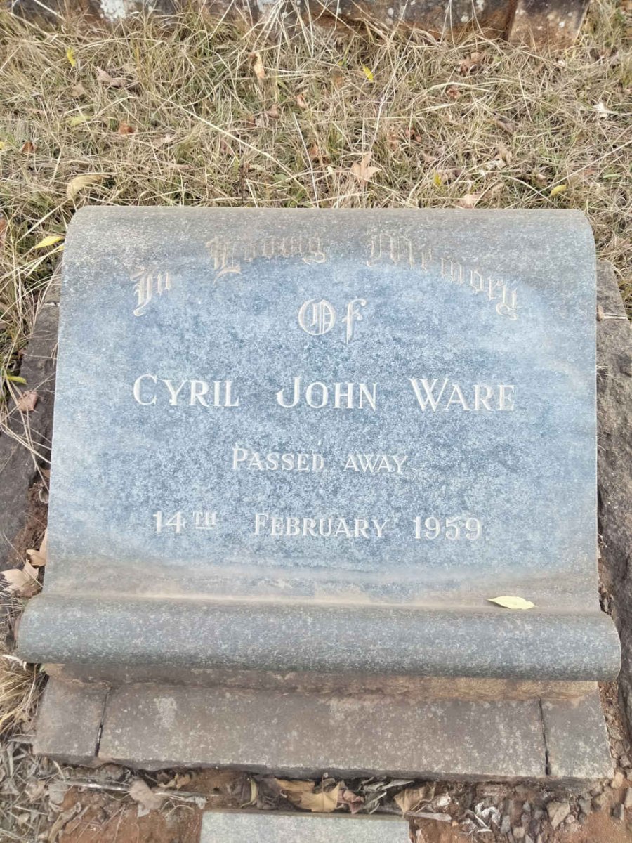 WARE Cyril John -1959