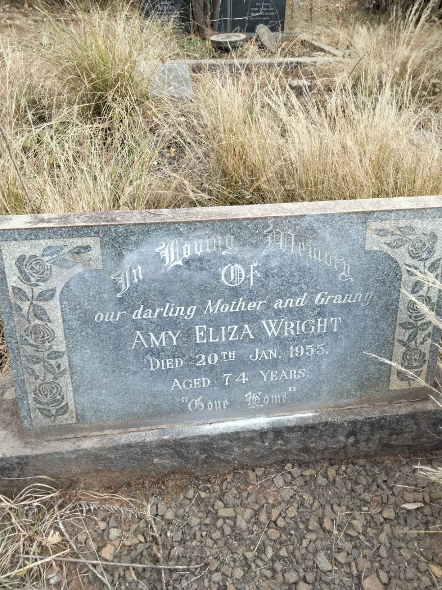 WRIGHT Amy Eliza -1955