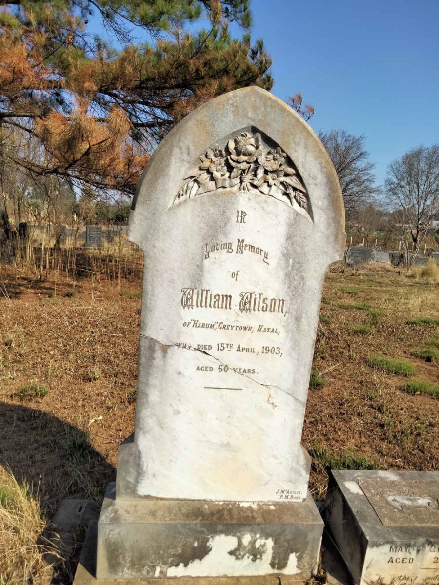 WILSON William -1903