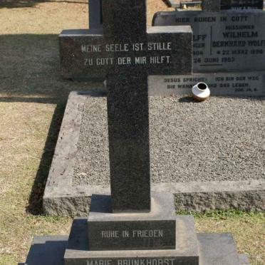 BRUNKHORST Marie nee ROHRS 1897-1980