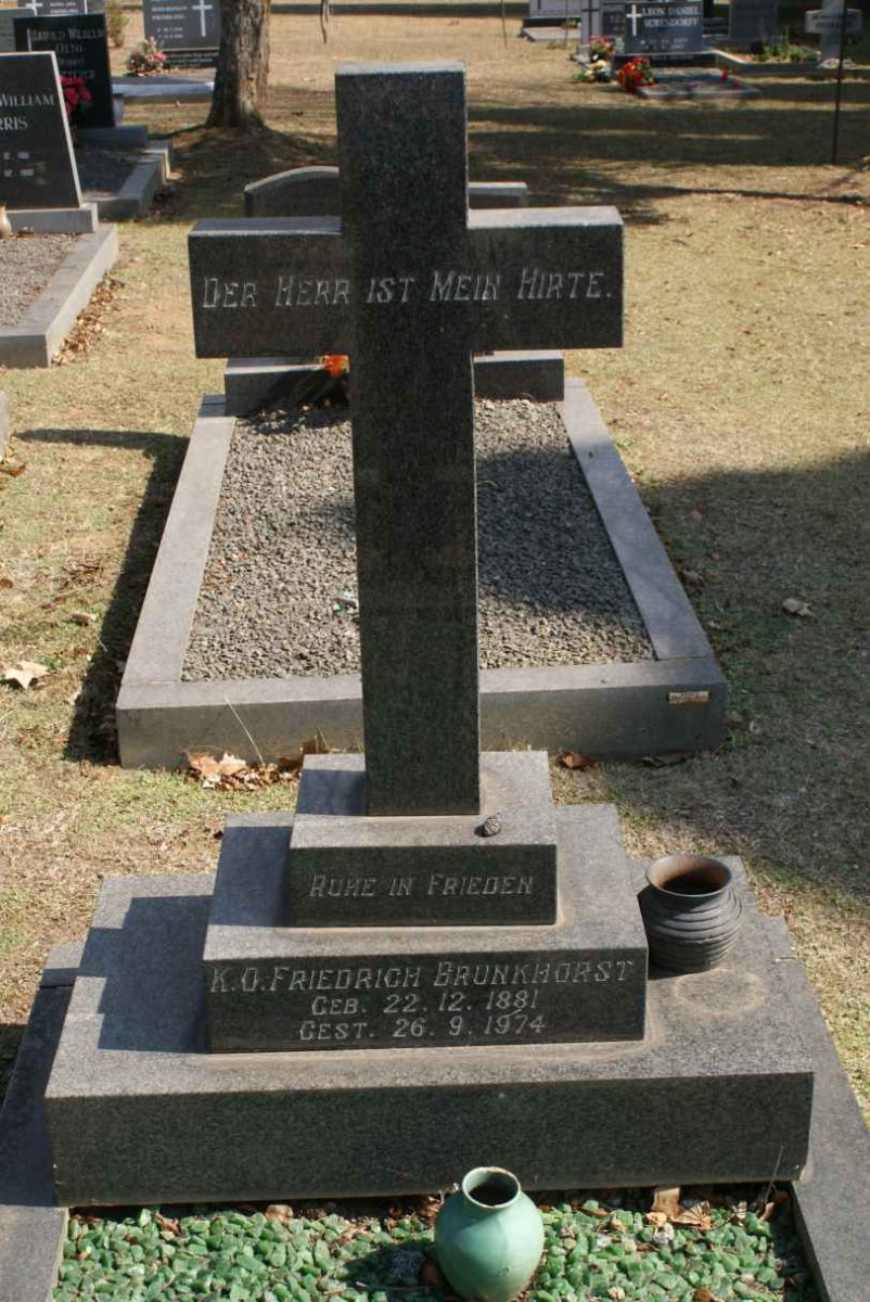 BRUNKHORST K.O. Friedrich 1881-1974