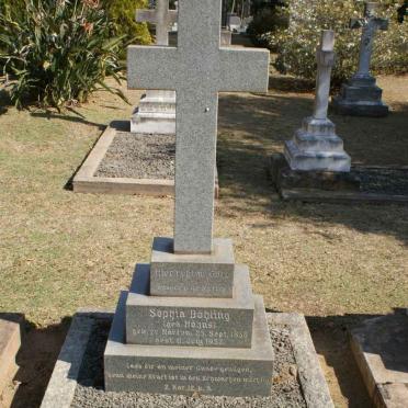 BOHLING Sophia nee HOHNS 1858-1937