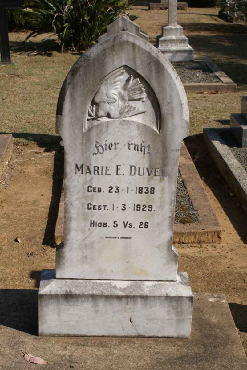 DUVEL Marie E. 1838-1929