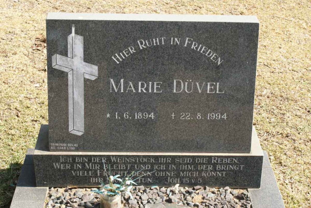 DUVEL Marie 1894-1994