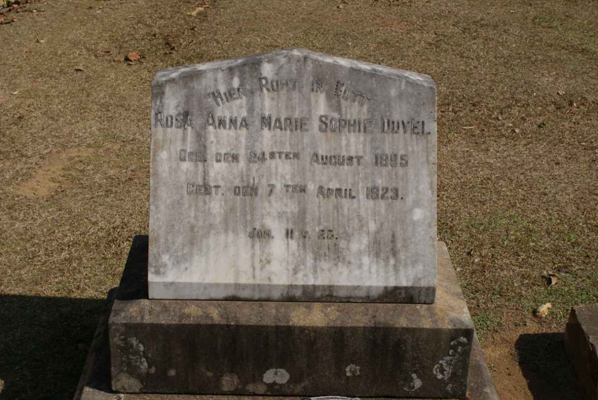 DUVEL Rosa Anna Marie sophie 1895-1923