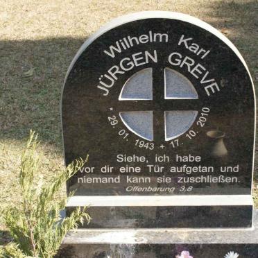 GREVE Wilhelm Karl Jurgen 1943-2010