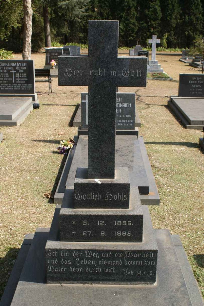 HOHLS Gottlieb 1896-1965