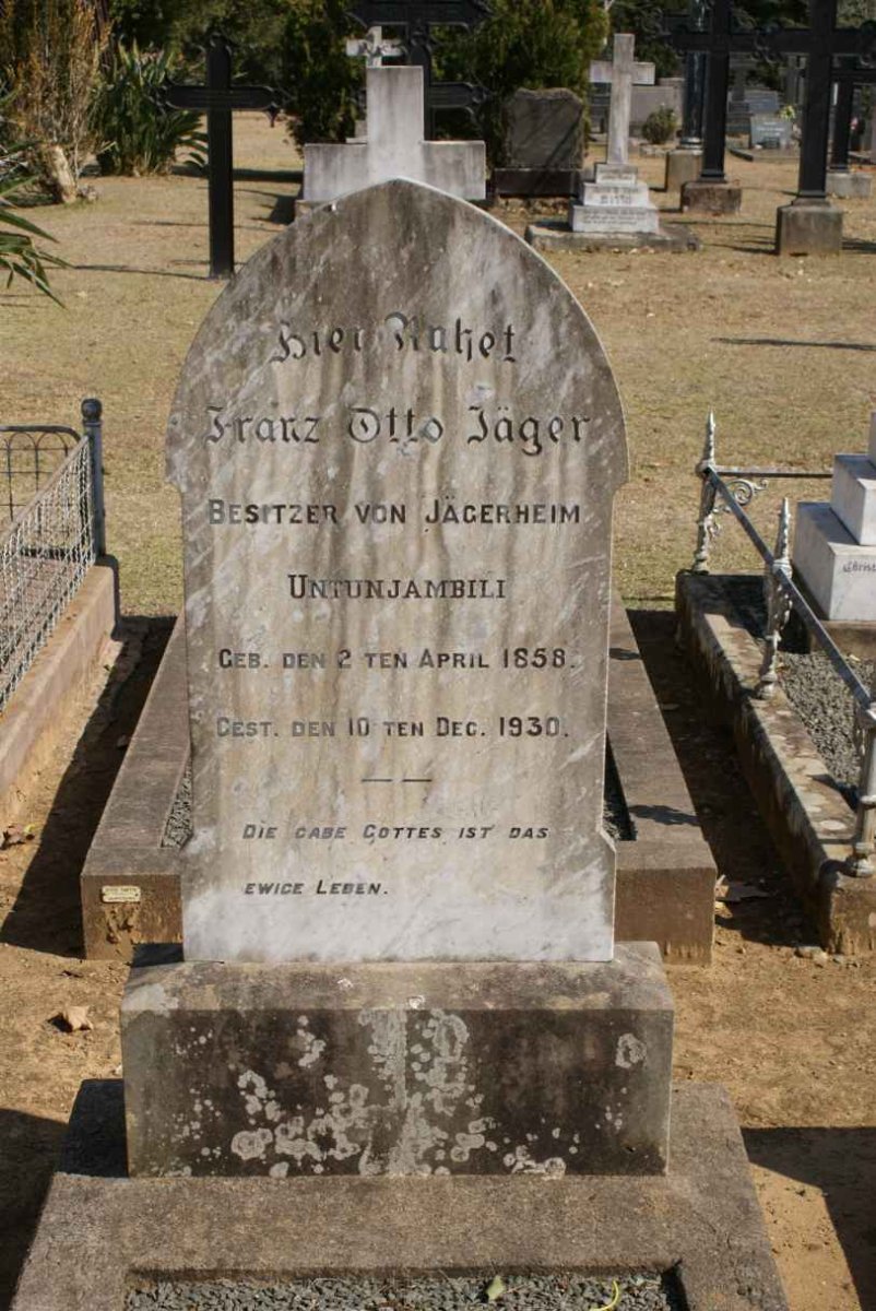 JAGER Franz Otto 1858-1930