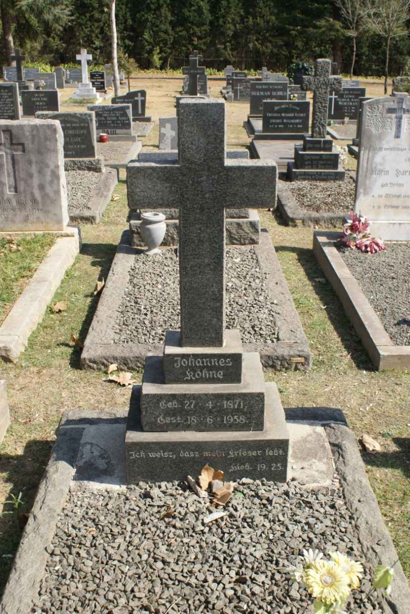 KOHNE Johannes 1871-1958