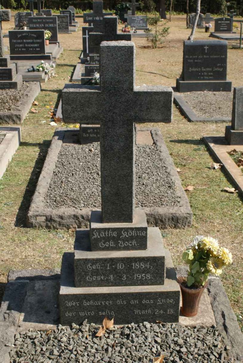 KOHNE Kathe nee ? 1884-1958