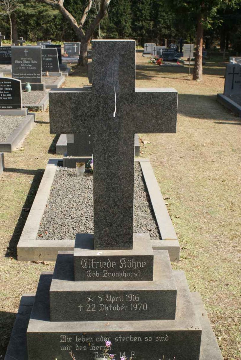 KOHNE Elfrieda nee BRUNKHURST 1916-1970