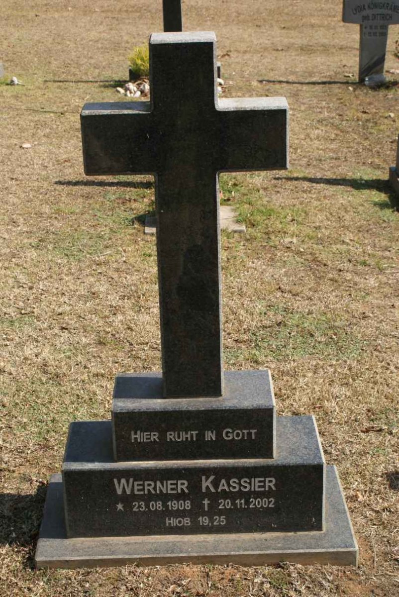 KASSIER Werner 1908-2002