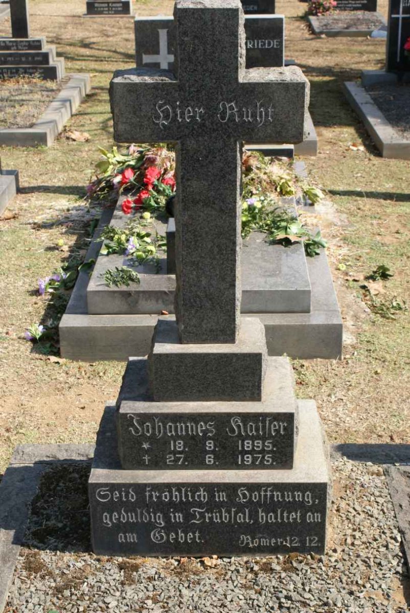 KAISER Johannes 1895-1975