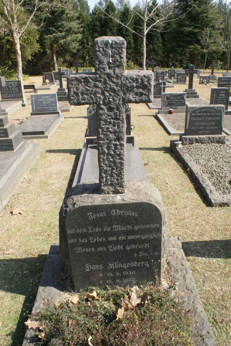 KLINGENBERG Hans 1930-1962 
