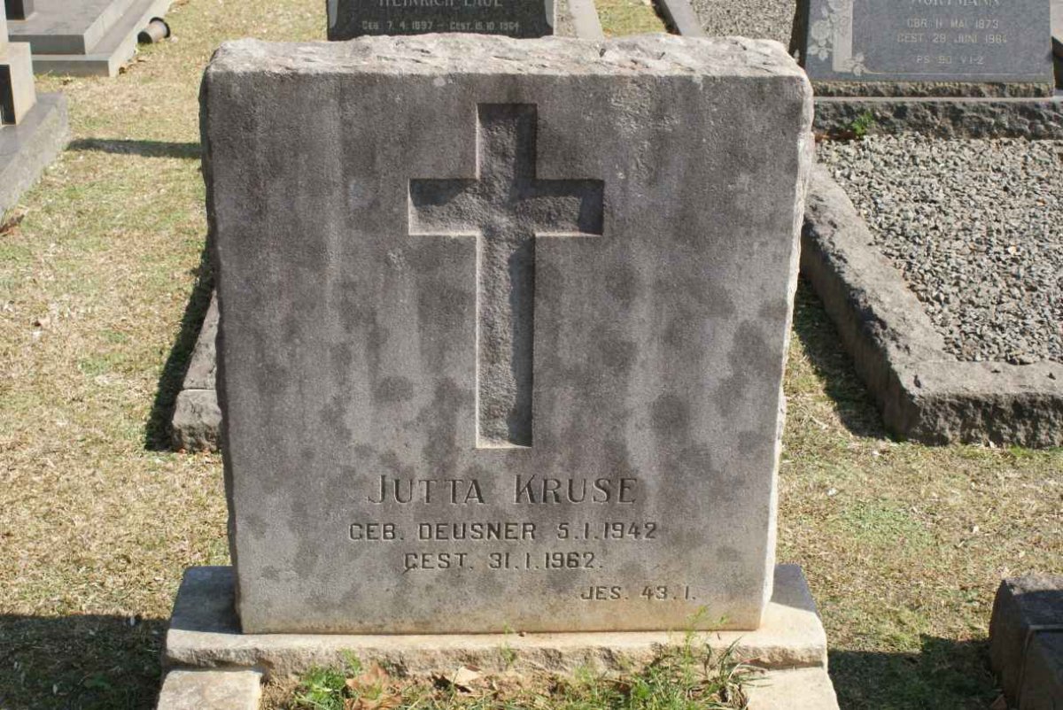 KRUSE Jutta nee DEUSNER 1942-1962