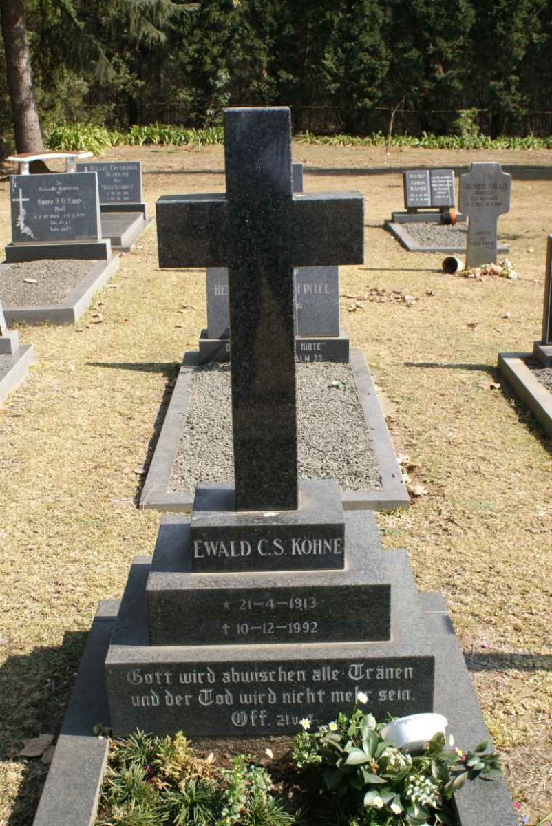 KOHNE Ewald C.S. 1913-1992