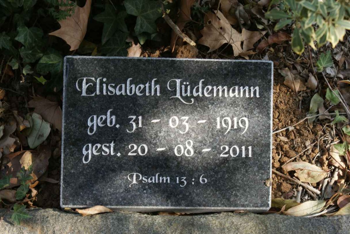 LUDEMANN Elisabeth 1919-2011