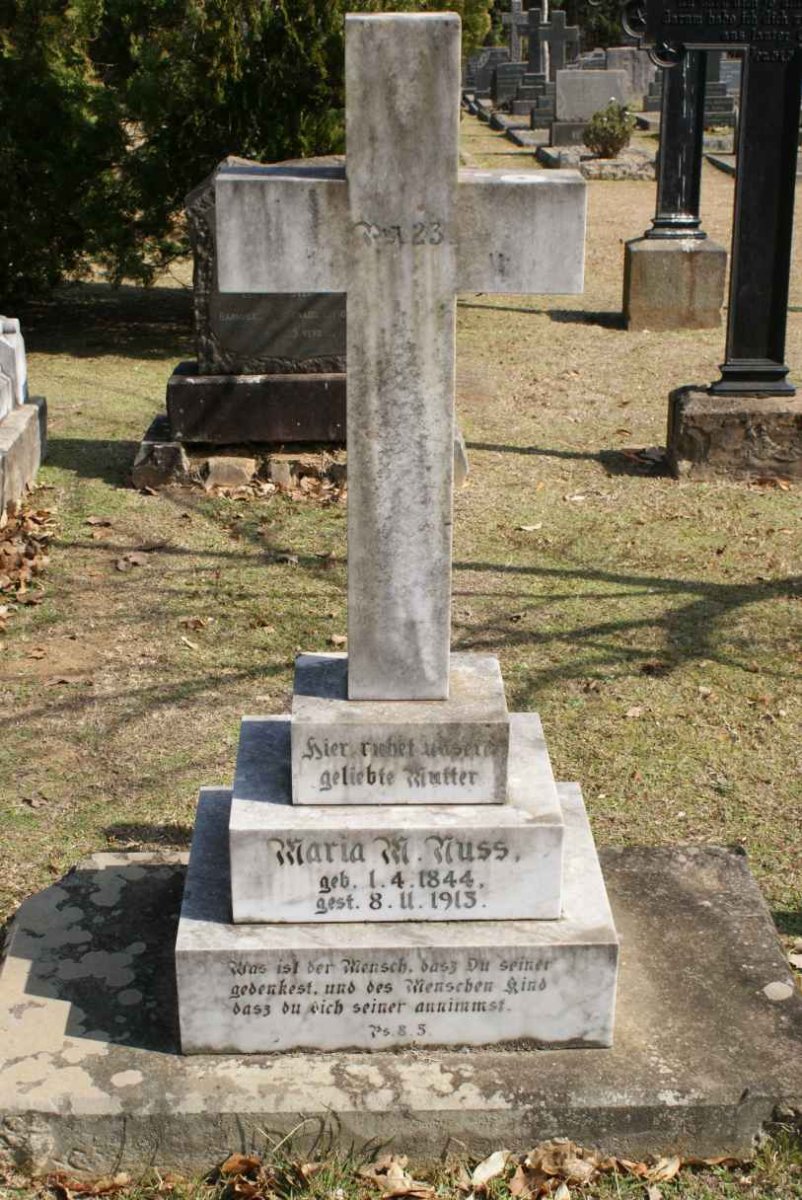 NUSS Maria M. 1844-191?