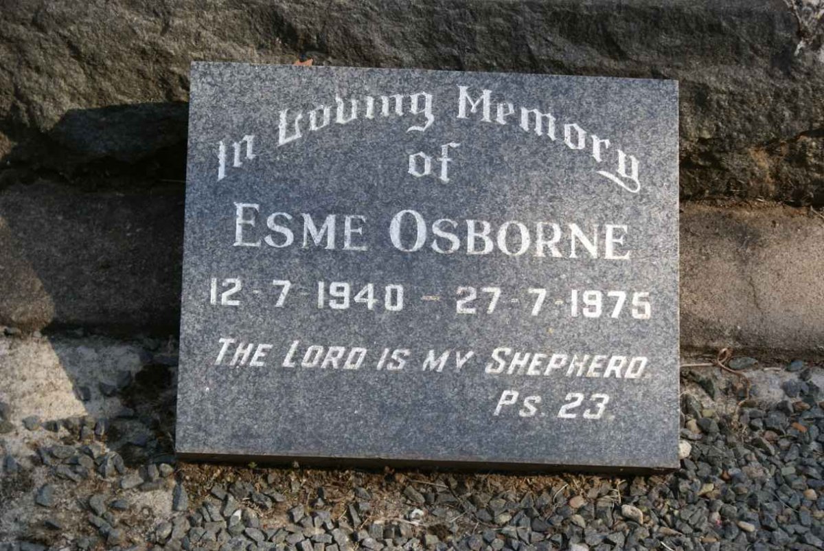 OSBORNE Esme 1940-1975