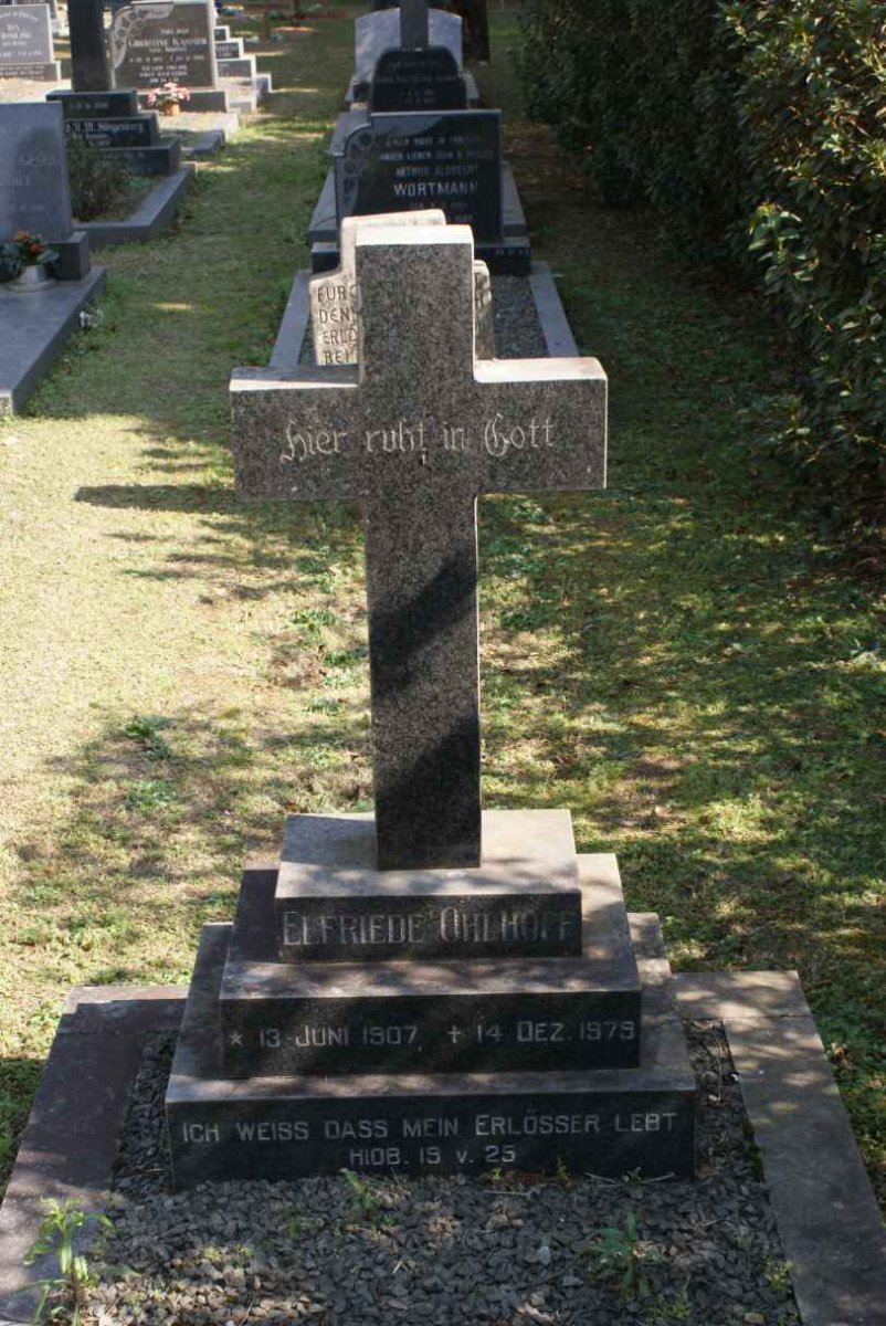 OHLHOFF Elfriede 1907-1979