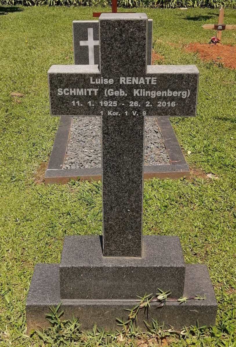 SCHMITT Luise Renate nee KLINGENBERG 1925-2016