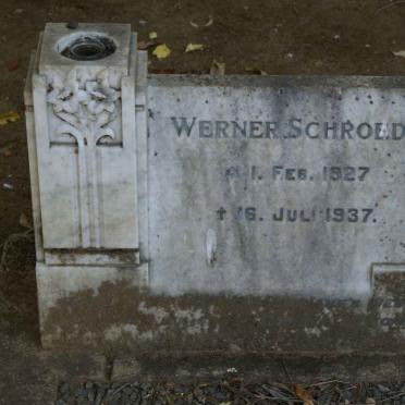 SCHROEDER Werner 1927-1937