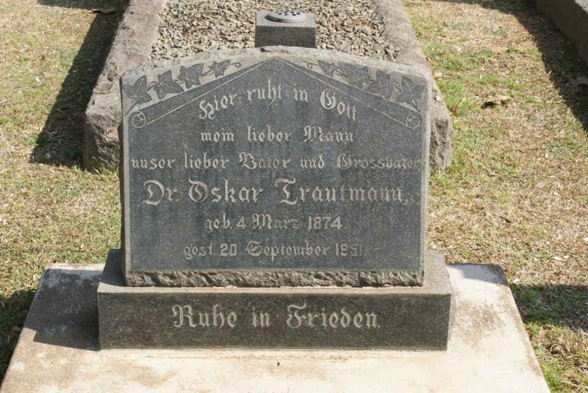 TRAUTMANN Oskar 1874-1951