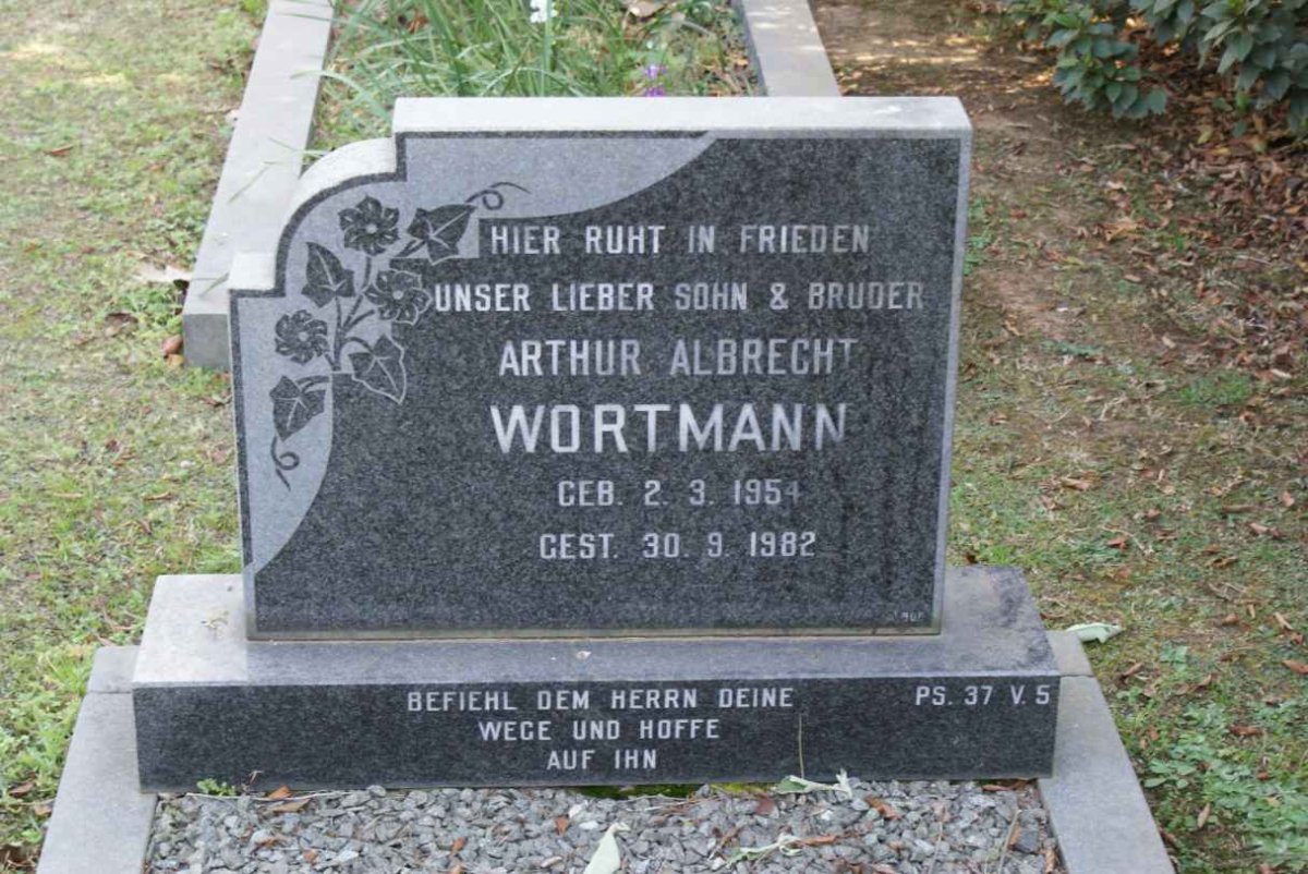 WORTMANN Arthur Albrecht 1954-1982