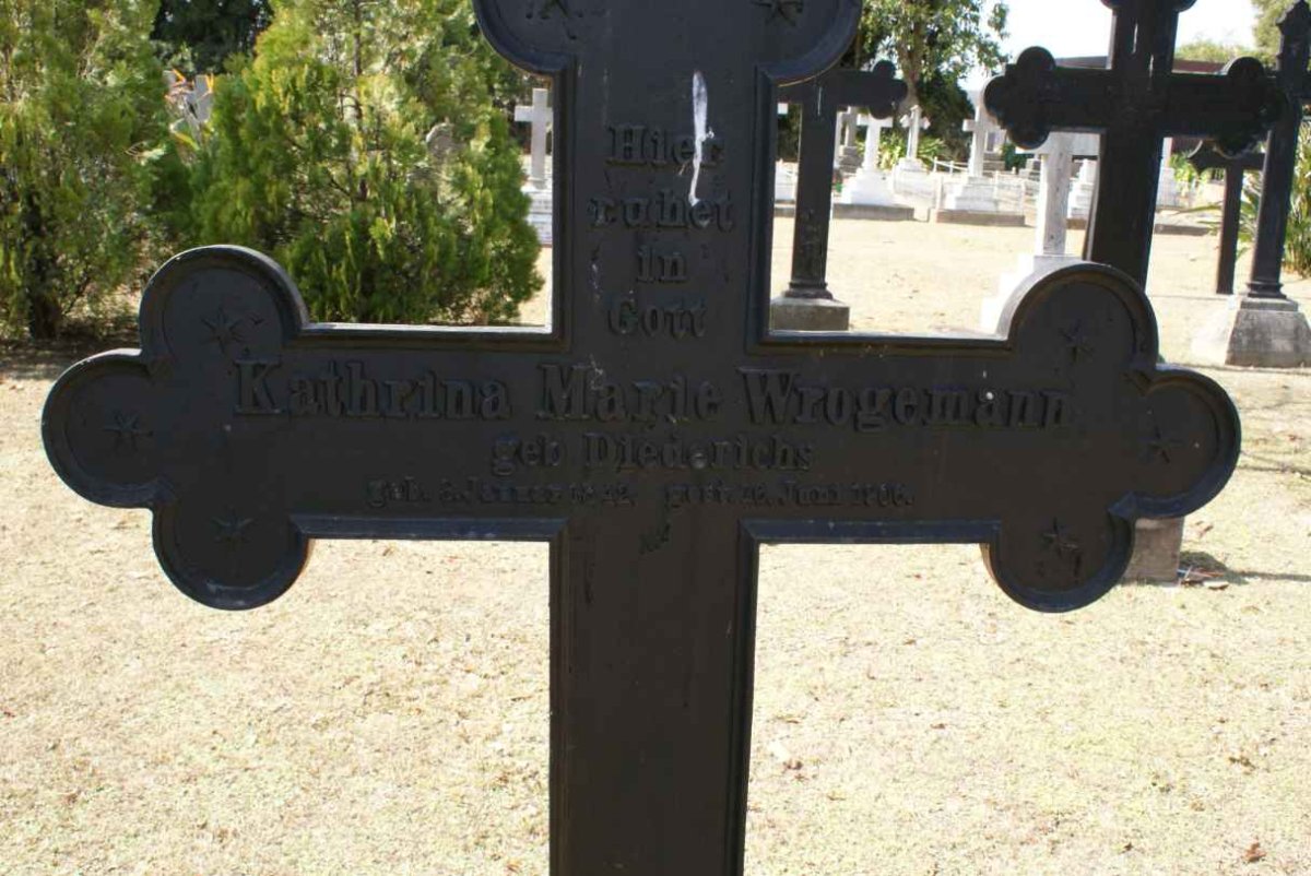 WROGEMANN Kathrina Marie nee DIEDERICHS 1842-190?