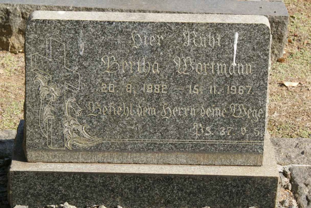WORTMANN Bertha 1882-1967