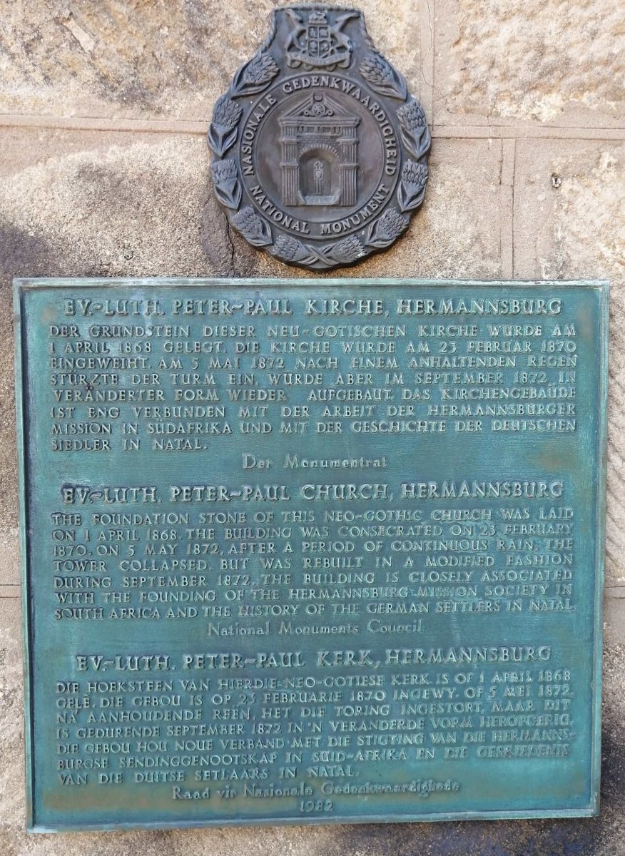 5. National Monument Plaque: Peter-Paul Kirche, Hermannsburg