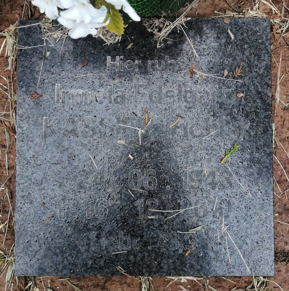 KASSIER Irmela Edelgard nee HOHLS 1948-2010