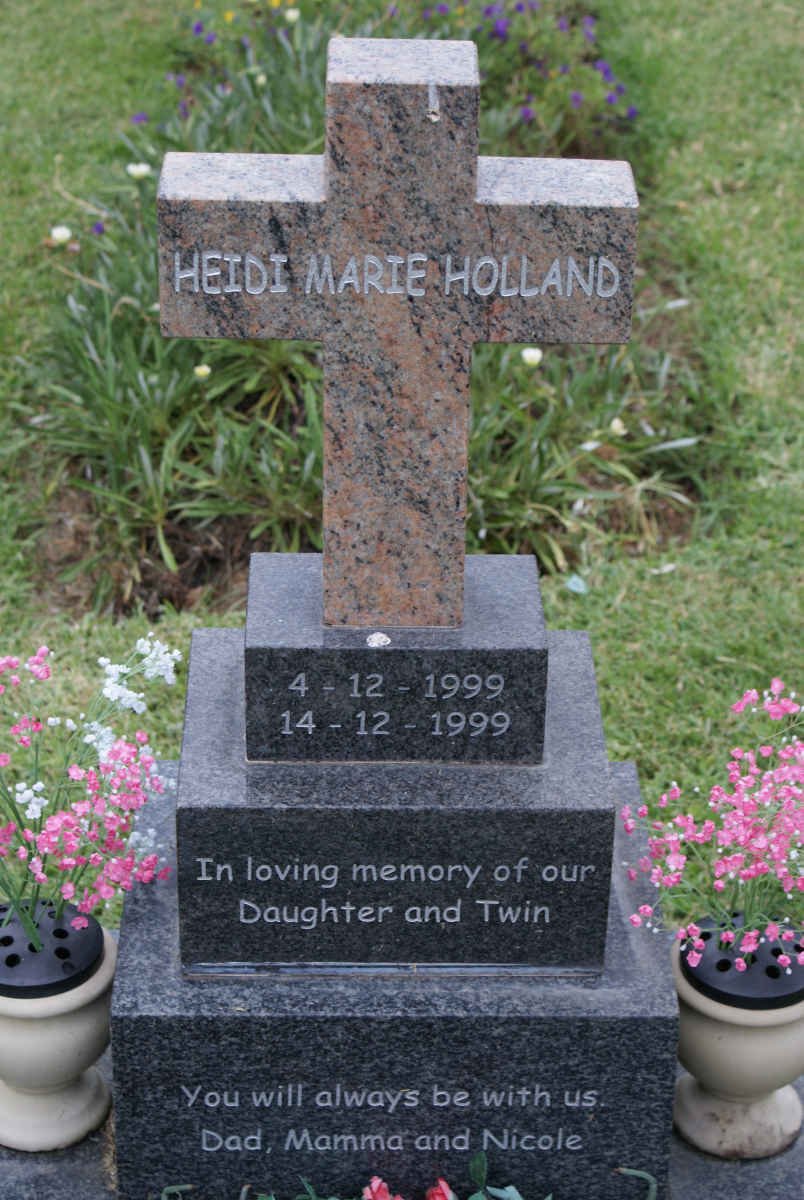 HOLLAND Heidi Marie 1999-1999