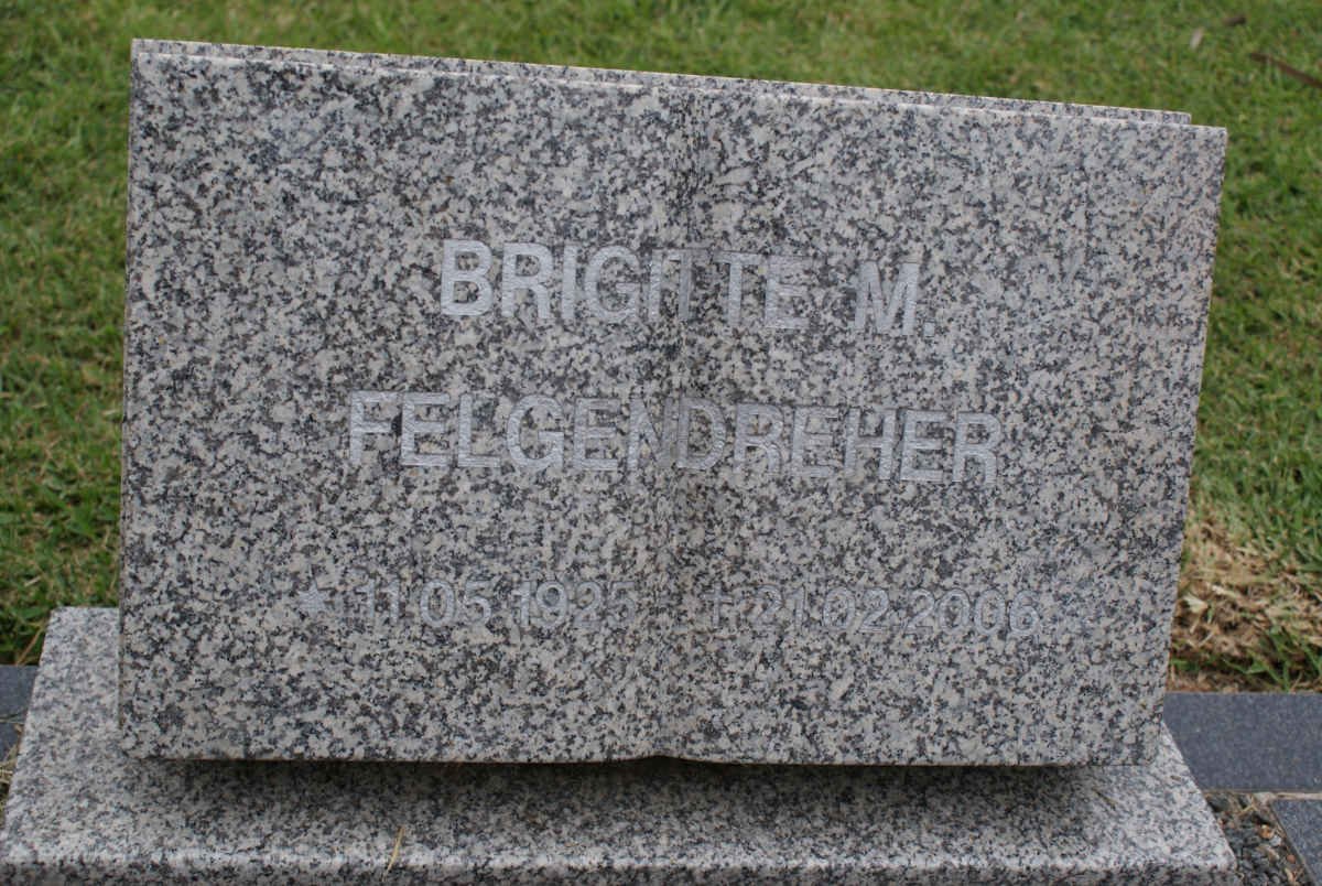 FELGENDREHER Brigitte M. 1925-2006