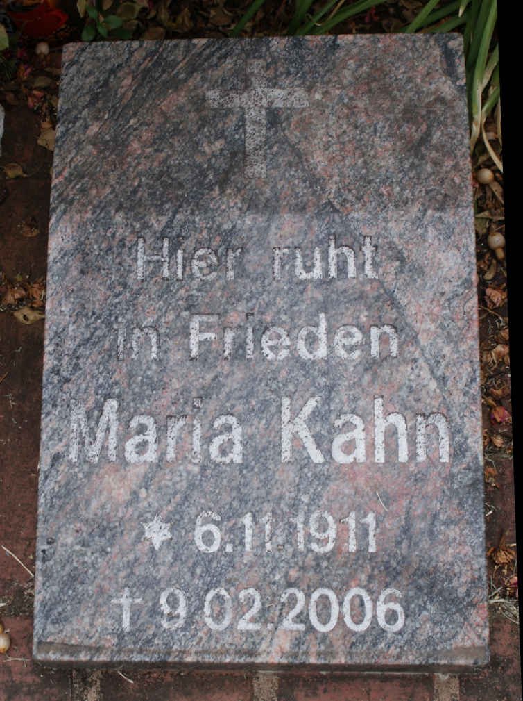KAHN Maria 1911-2006