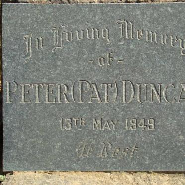 DUNCAN Peter -1949