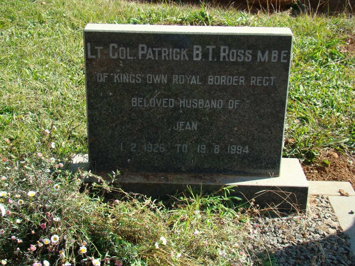 ROSS Patrick B.T. 1926-1994