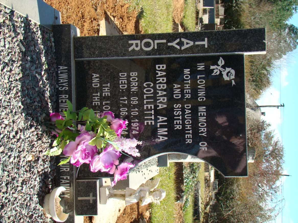 TAYLOR Barbara Alma Collette 1974-2004