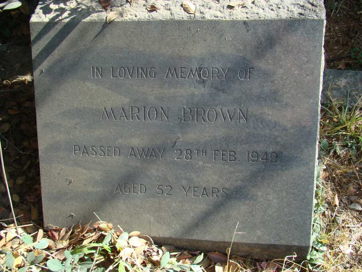 BROWN Marion -1949
