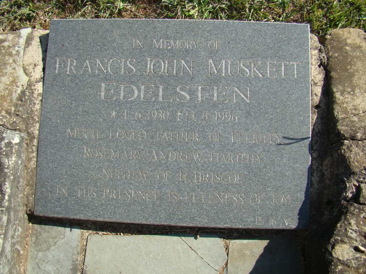 EDELSTEN Francis John Muskett 1930-1996