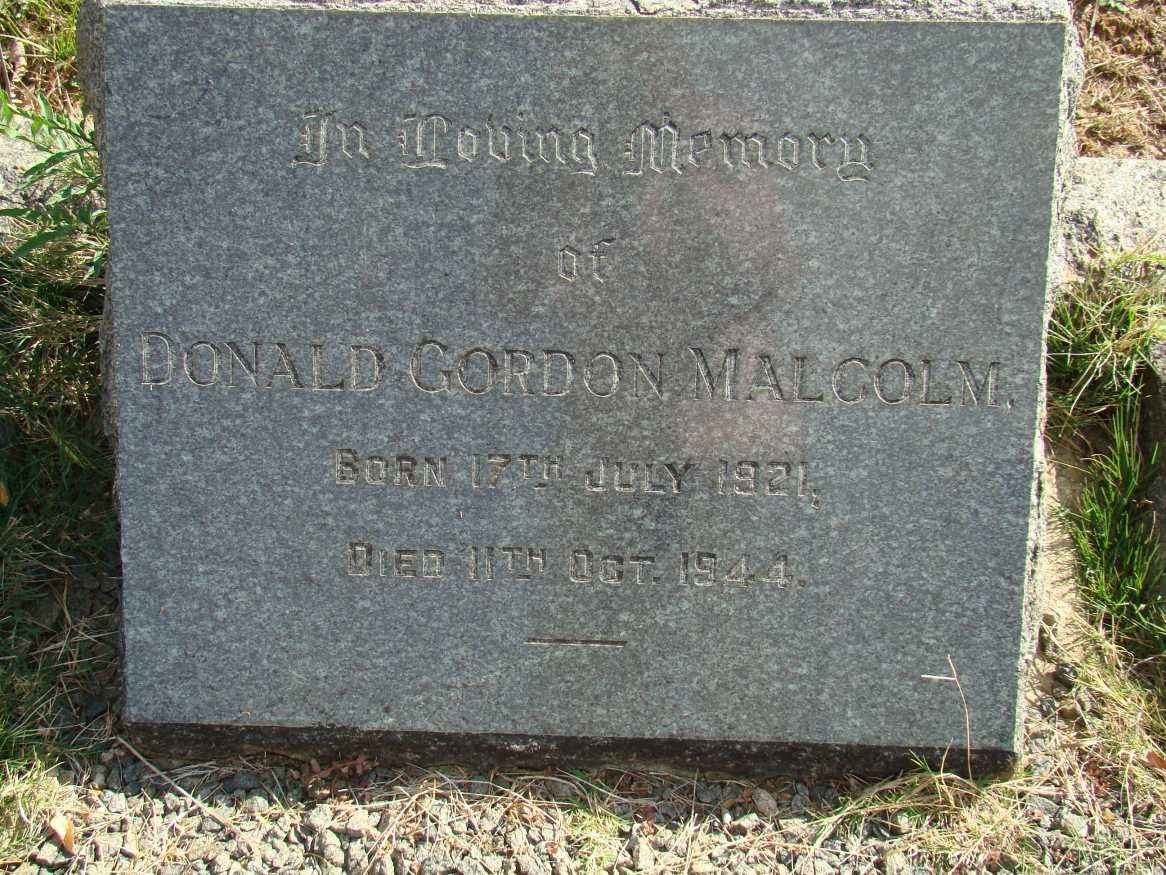 MALCOLM Donald Gordon 1921-1944