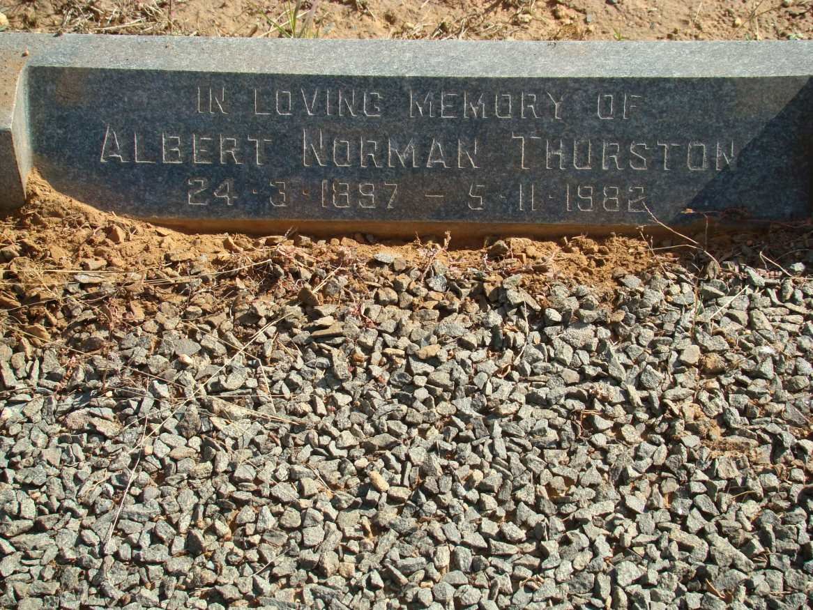 THURSTON Albert Norman 1897-1982