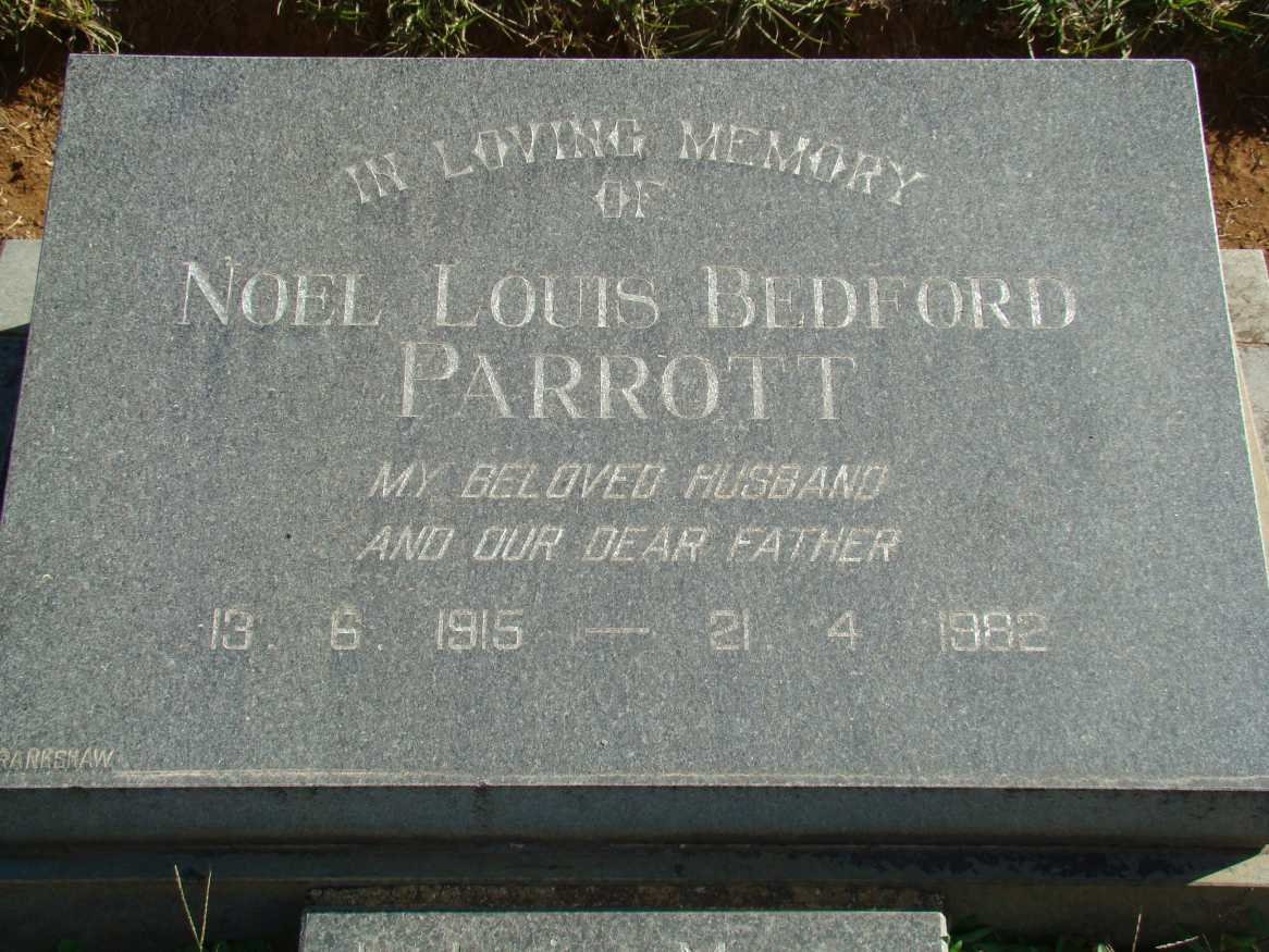 PARROTT Noel Louis Bedford 1915-1982