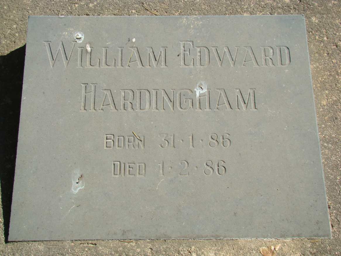HARDINGHAM William Edward 1?86-1?86
