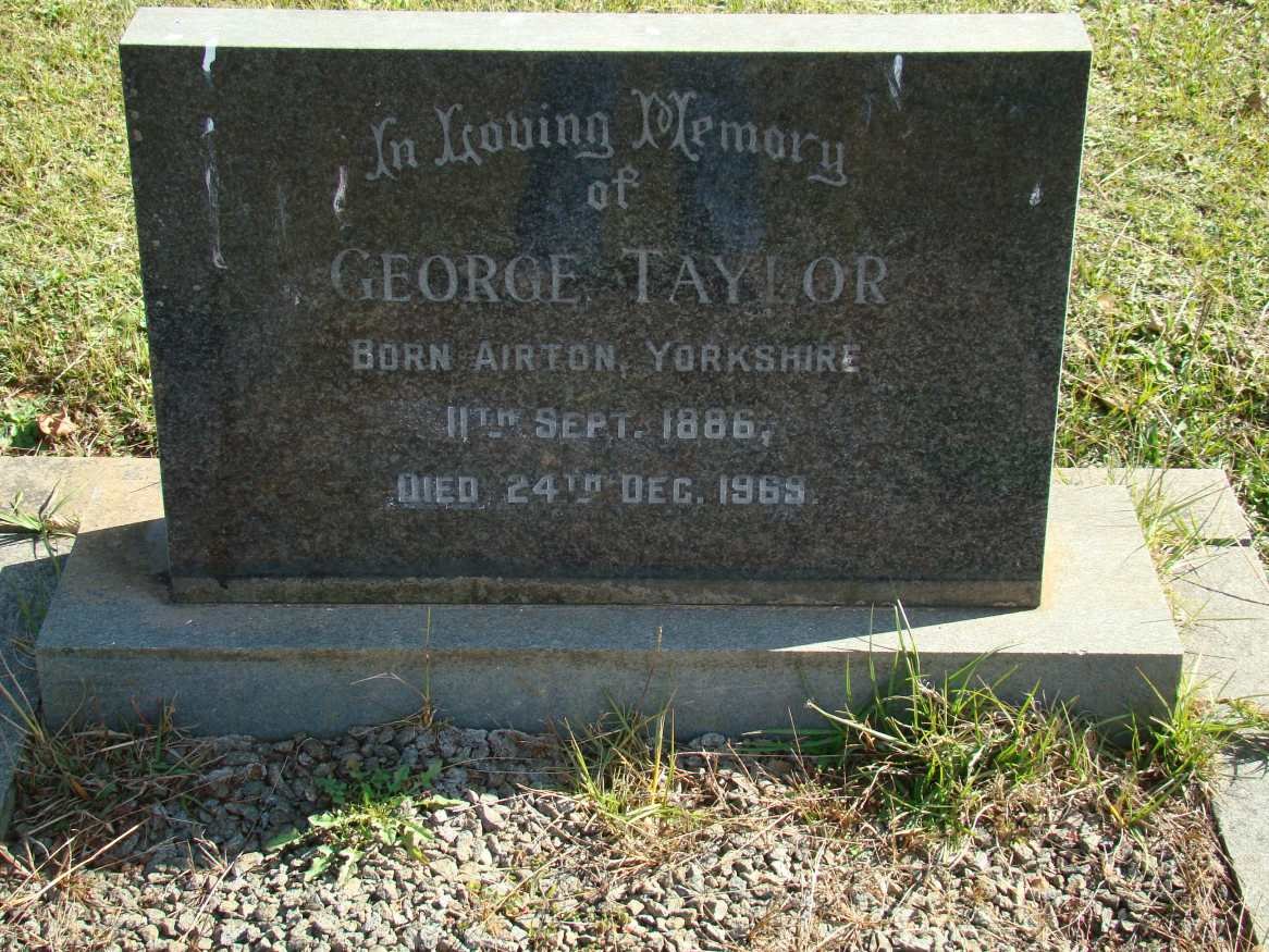TAYLOR George 1886-1969